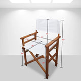 Folding Chair Wooden Director Chair Canvas Folding Chair Folding Chair 2pcs/set populus Canvas 58902326