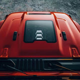 Replacement Hood Vented Heat Dispersion for 2007-2018 Jeep Wrangler JK JKU Hood Upgrade W2801P191433