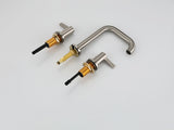 Bathroom Faucet For bathroom Sink With Two Handles, Pop Up Drain And Supply Lines B2724P501297