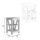 Taylor End Table, Side Table, Nightstand, 3-Tier Storage Shelf, Sofa Table for Small Space B200P188840
