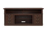 Traditional TV Media Stand Farmhouse Rustic Entertainment Console for TV Up to 65" with Open and W1758109217