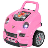 Pink Kids Truck Mechanic Repair Truck Set for 3-5 Yr Toddlers 04320318