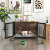 Wooden Dog Crate Large/Medium Dog, Dog Kennel Large Breed, Indoor Dog Cage W331P225795
