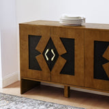 60" Mid Century Modern Sideboard Buffet Cabinet with Storage, TV Media Console, Storage Cabinet with W1801P288502