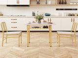 3-Piece Dining Table Set , Space-Saving Tuck-under Chair Design 77447985