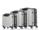 3-in-1 Multifunctional Large Capacity Traveling Storage Suitcase Silver Gray 52264925