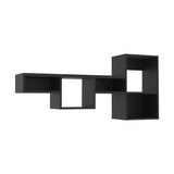 WALLSHE 47" Wide 7-Tier Wall Shelf, Cube Shelf Modular Shelf for Living Room, Home office, Bedroom B070P242497