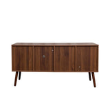 TV Stand Use in Living Room Furniture with 1 storage and 3 shelves Cabinet W331P247814