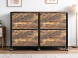 Rustic Wood Grain Embossed & Black Embossed, P2 Particle Board Non-woven 93652972