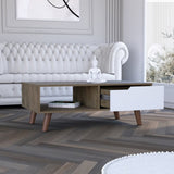 Oslo Coffee Table 2.0, One Drawer, Four Legs B070P188811