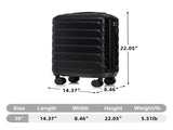 20 Inch ABS Hard Shell Travel Checked Luggage - Scratch Resistant Surface Four Multi-Directional W2787P437148