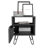 Vienna Nightstand, Shelves, Hairpin Legs B128P148824