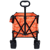 Heavy-Duty 480lbs Folding Wagon Cart with Bonus Picnic Mat - All-Terrain Beach Wheels, Drink W2932P283539