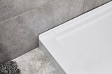 Glasstone shower base SMC solid white finish 6036 W2122P213536