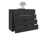 Bristol 4-Drawer Dresser, Wenge B128P485417