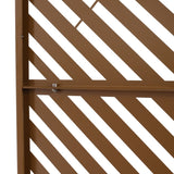Outdoor & Indoor Privacy Metal Privacy 76" H48" W, Freestanding Decorative Privacy W465P193248