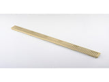 30 Inch Linear Shower Drain with Removable Square Patterned Grate, 304 Stainless Steel with Hair 55303724