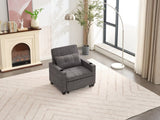 Futon Chair Bed Convertible Chair 3-in-1 Pull Out Sleeper Chair Beds with USB Ports,Wear-resistant W1829P164340