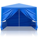 10'x10' Gazebo Waterproof Outdoor Canopy Patio Tent Party Tent for Wedding BBQ Cater, Blue 44411827