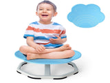 Blue Elephant Design Kids Sit and Spin Chair, Easy Assembly Sensory Play Toy for 3 Years Old 69770210
