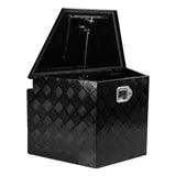 Trailer Tongue Box, Aluminum Alloy Diamond Plate Tongue Box Tool Chest, Heavy Duty Trailer Box W1239125502