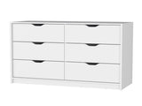 White 4-Drawer Dresser B062P175093