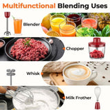 450W Immersion Blender 5 in 1 Electric Hand Blender,30 10809497