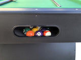 7 ft Pool Table with Black Thin Finish - Billiards Game Room Table for Adults & Family, Home, W1936P254168