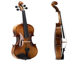 GV406 4/4 Acoustic Violin Kit Natural w/Square Case, 2 Bows, 3 In 1 Digital 11791316