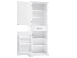 Tall Bathroom Storage Cabinet, Freestanding Storage Cabinet with Twos and Adjustable Shelves, N725P246463K