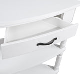 33.8'' Small Triangle Table, Wood Side Table for Small Spaces/ Living Room, 3 Tier End W1202P155410