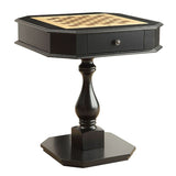 Black Game Table with 2 Drawer B062P189142