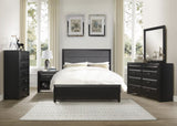 Modern Style Storage Cubby Nightstand w drawer 1pc Espresso Finish Wooden Bedroom Furniture Home B011P222852
