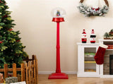 5 Ft Christmas Streetlamp Decor 360&deg Rotating Santa/Snowman/Tree, 15 Colorful LEDs, 8 Tunes, 2 87076378