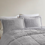 Twin/Twin XL Ombre Shaggy Long Fur Comforter Mini Set B03595981