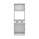 White 2-Cabinet Kitchen Pantry B062P175030