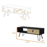 Kimball Coffee Table with Drawer and Hairpin Legs B128P176172