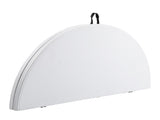 48inch Round Folding Table Outdoor Folding Utility Table White 52514131