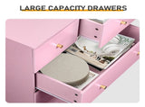 Macaron powder, particleboard with a textured melamine finish, 66*40*111cm, 42 drawer cabinet, 04628135