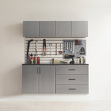 Astro Series 32 in. W x 28 in. H x 20 in. D Metal Wall Mounted Base Drawer Storage Cabinet B040P285918