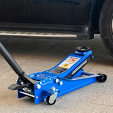 3T Heavy Duty Horizontal Double Pump Floor Jack Foot Model,and Steel Racing Floor Jack with Dual W1102P154832