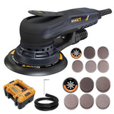 Electric 5mm Random Orbital Sander with Tool Case, Variable Speed Palm Sander with Brushless Motor, T3177P305057