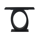 Mirod Stylish Modern Console Table with Egg-Shaped Base,Enhanced Stability and Durability,Sleek N760P214780B