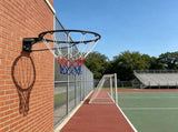 Wall & Door Mounted Basketball Rim, Flex Rim Goal Replacement with Net & Double Spring 15163653