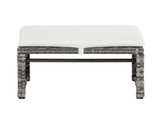 5pcs 2 Chairs 2 Footstools 1 Coffee Table Combination Sofa Gray Gradient 32732879