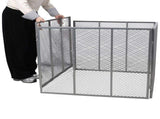 Large Outdoor Bin, 172 Gallon Metal Wire Mesher, Rust-Proof Coating Square Garden W465P370172