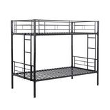 ZNTS METAL BUNK BED BLACK W311120498