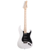 GST Stylish Electric Guitar Kit with Black Pickguard White 94258666