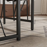 4 Piece Dining Table Set, Kitchen Table and 2 Chairs for 4 with Bench for Home, Kitchen, Living W578P150068
