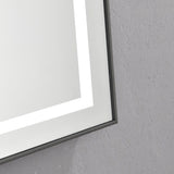 36 x 24 Inch LED Bathroom Mirror with Front and Backlight, Wall Mounted Vanity Mirror with Aluminum W2287P309229